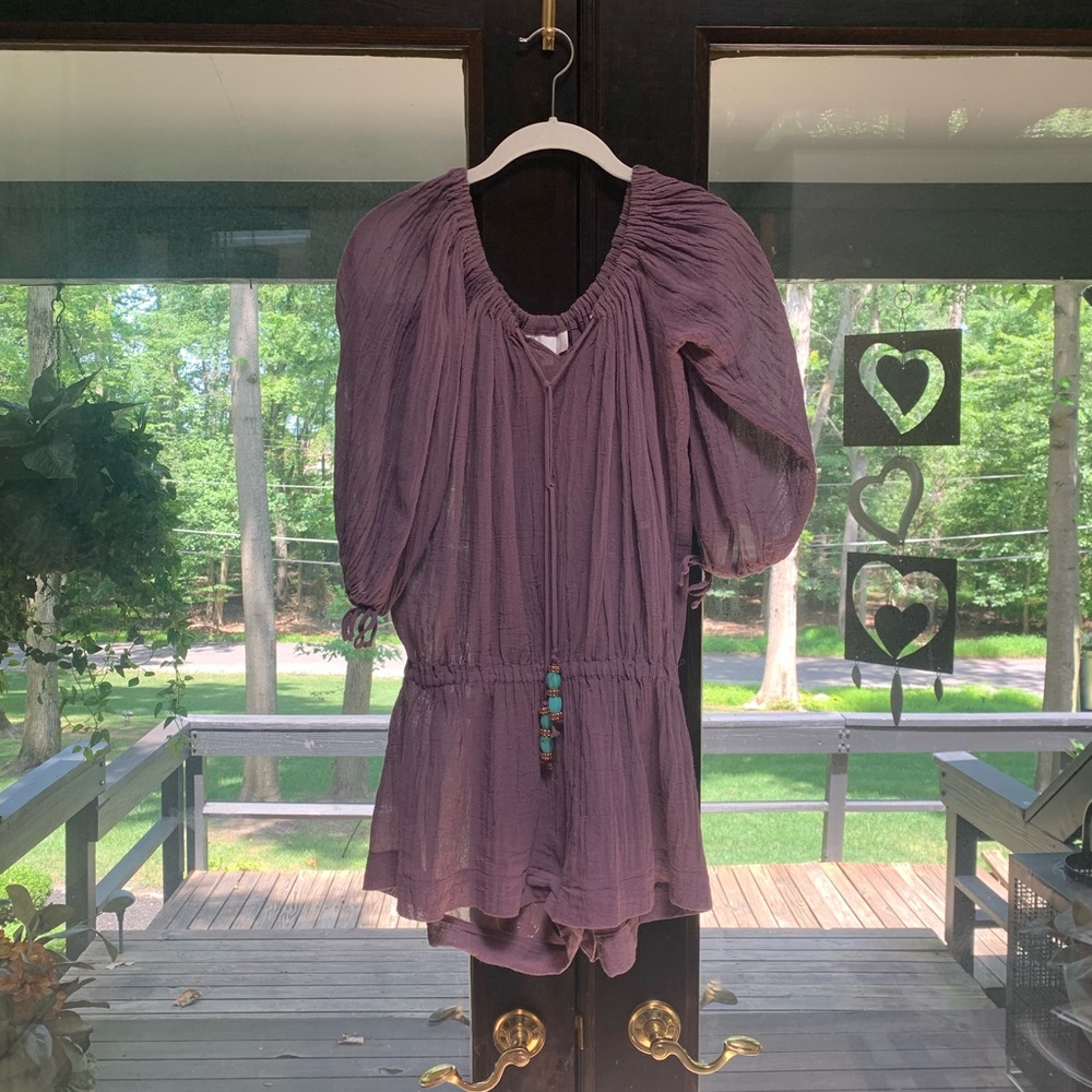 Alexis scoop neck romper